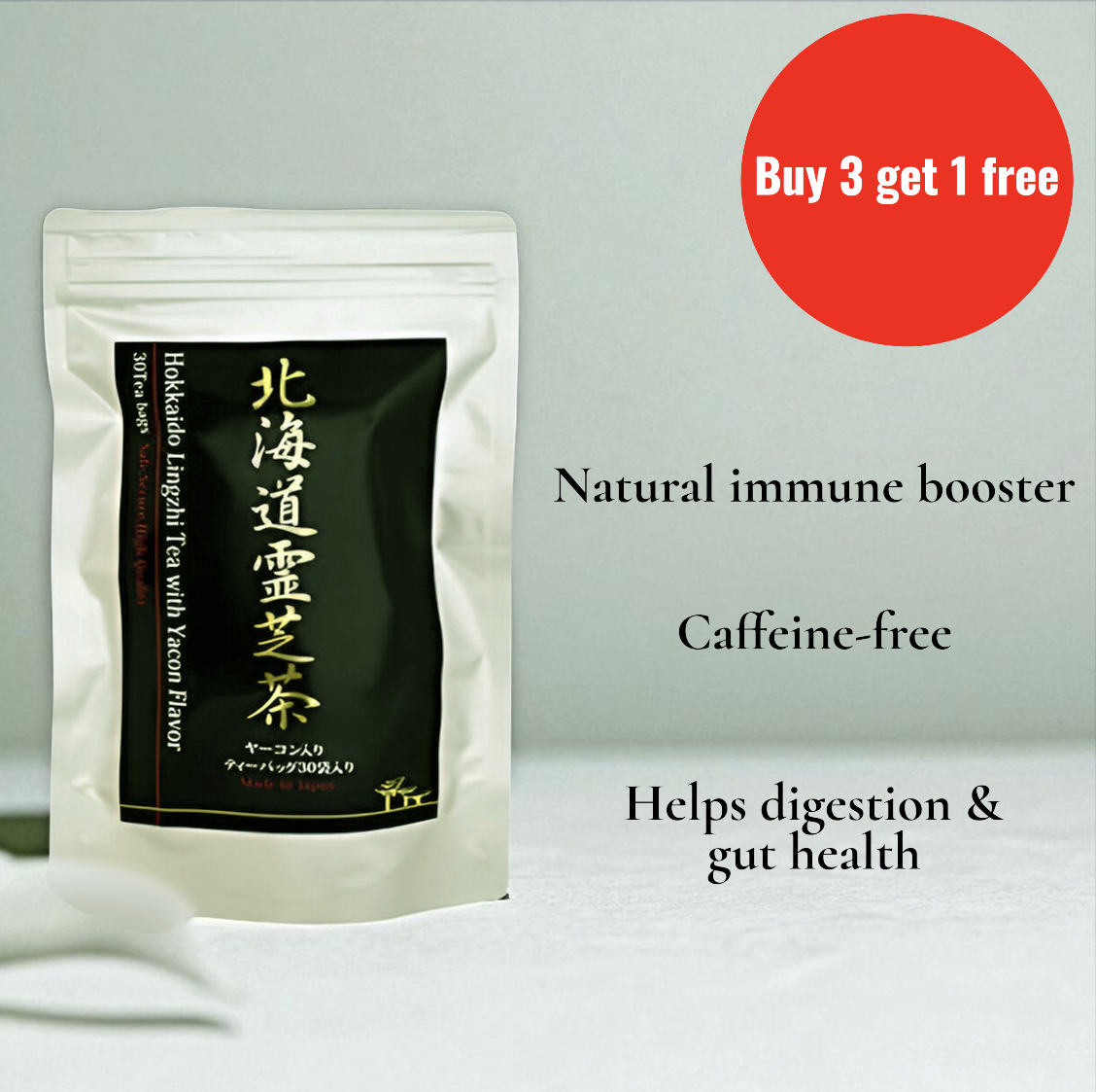 Hokkaido Deer Horn Shaped Lingzhi tea Buy3Get1Free