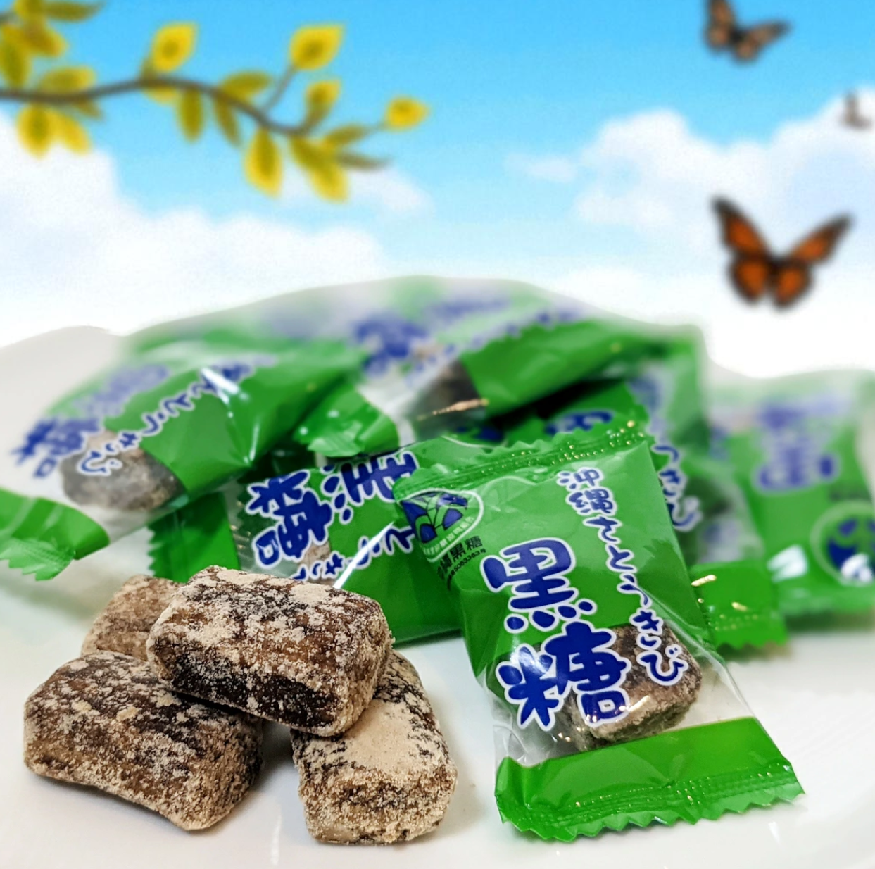 Okinawa Tarama Island Brown Sugar  (One bite size)