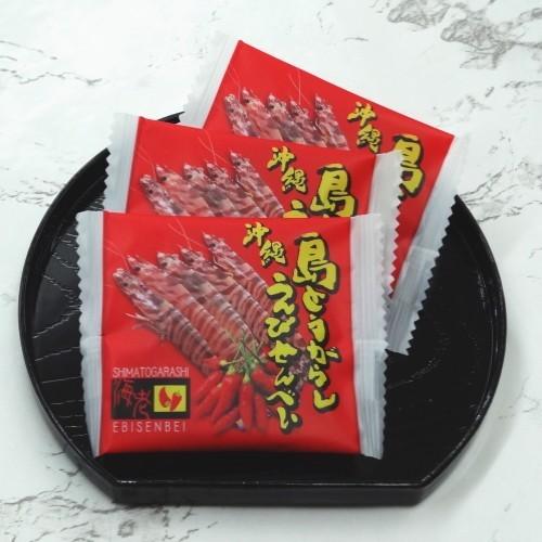Okinawa Island Chili Shrimp Crackers 27p